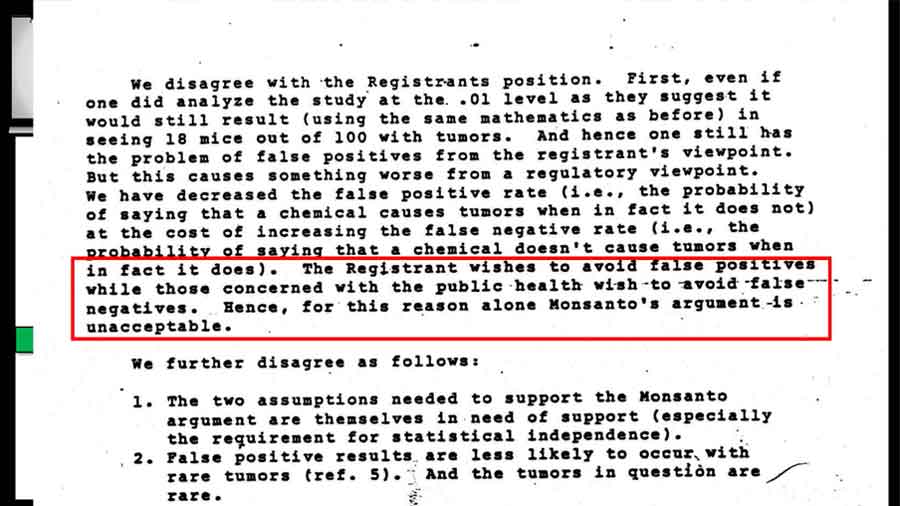 Dr. Lacayo memo stating that Monsanto’s argument is unacceptable.